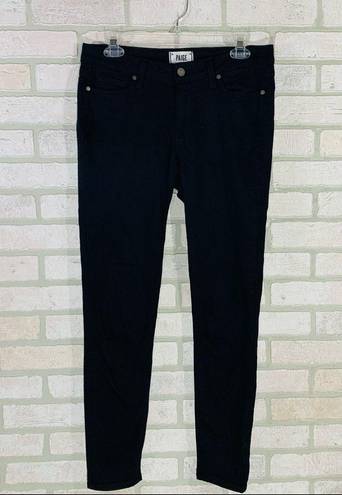 Paige  Transcend Verdugo Ultra Skinny Jeans in Black Overdye Size 27