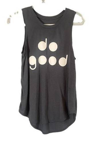 Grayson Threads  Black Do Good Casual Lightweight Tank Top Women Sz L