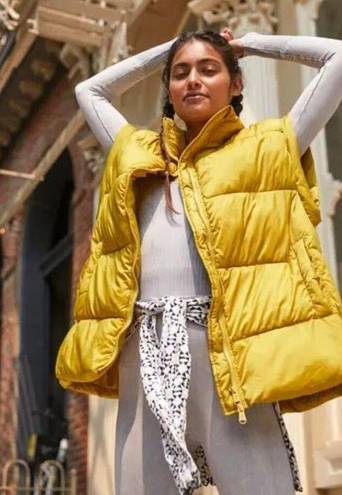 Free People Movement  In a Bubble Oversize Puffer Vest in Sulfur Springs X-Small