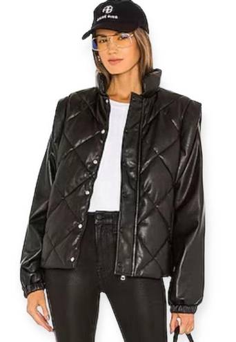 Pistola  Callista Black Puffer Jacket & Vest, REVOLVE Size XL New w/Tag