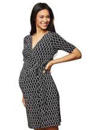 Motherhood Maternity  SALE 2/$20 Printed Wrap Dress Size Small
