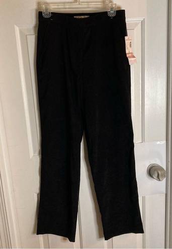 Dress Barn Vintage Deadstock ladies black dressy straight leg pants, , tags, sz 6