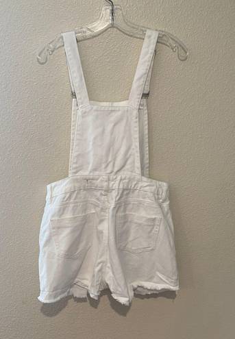 Harper White Overalls