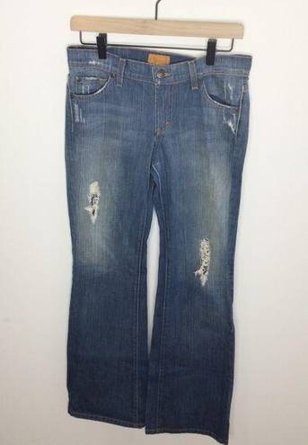James Jeans  Size 27 4 distressed long tall bootcut