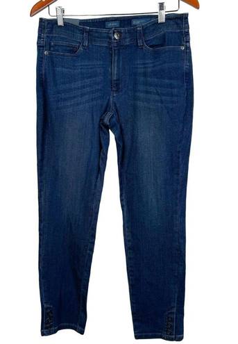 J.Jill  Petite Authentic Fit Slim Leg Ankle Jeans Size 6P in Seaglass NWT