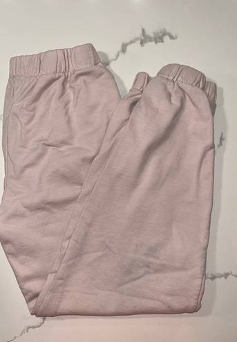 Brandy Melville baby pink sweatpants