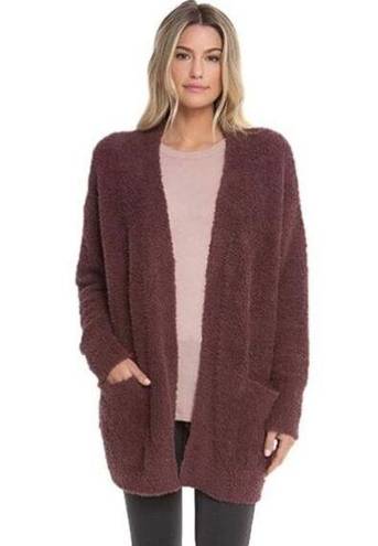 Barefoot Dreams  Cozychic So-Cal Cardigan Sweater Open Front Pocket Oversized