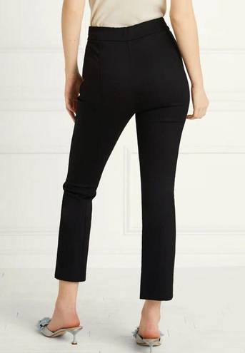 Hill House NWT  Claire Pant Black Fitted High Rise Cropped Casual Dress Small