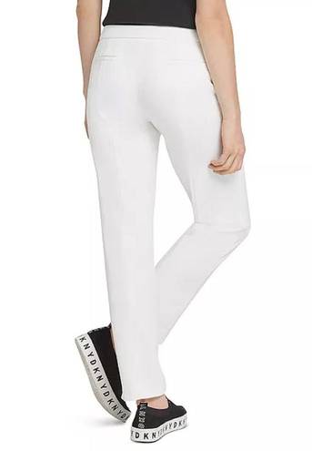 DKNY  Foundation Slim Ankle Pants in Ivory Size 6 NWT