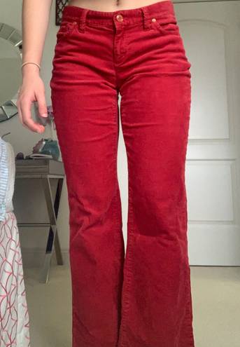 Talbots Red Corduroy Jeans