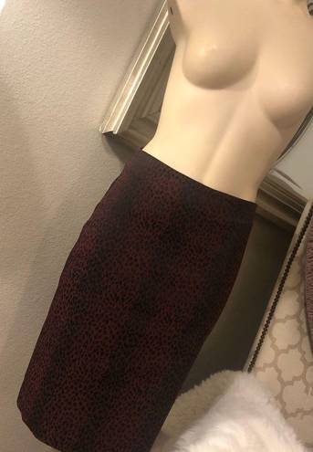 Bebe 🌺 animal print stretch pencil skirt