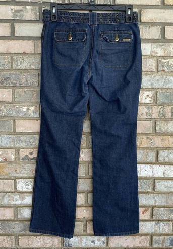 DKNY  Y2K Belted Bootcut Mid-Rise Jeans Size 6