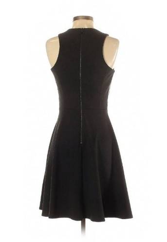 Laundry by Shelli Segal Shelli Segal Faux Leather Fit & Flare Dress Size 4