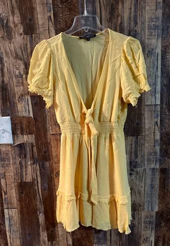 One Clothing women's mini  yellow sundress. Size large