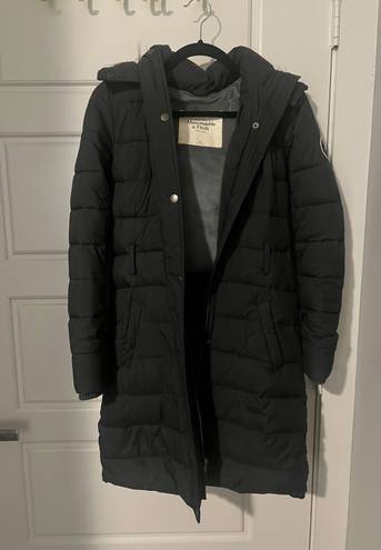 Abercrombie & Fitch Grey Puffer Jacket