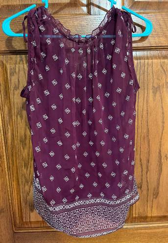 Sonoma Purple Dressy Tank