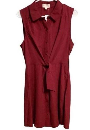 Bebop Front Button Front Tie Dress NWT