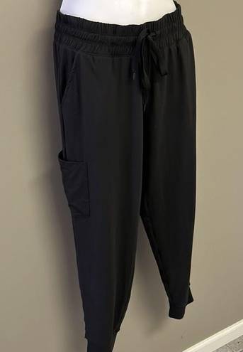 Cuddl Duds  Black Joggers with Pockets- Small