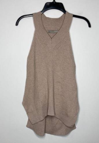 All Saints Manson Vest oatmeal/tan size small