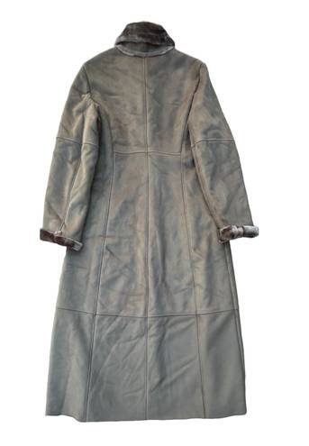 Jones New York Vintage  Brown Maxi Fur Trench Coat