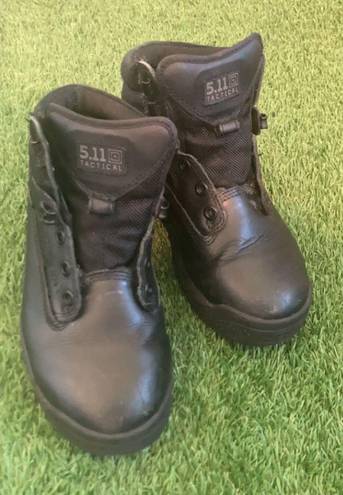 5.11 tactical black leather hiking working ankle boots