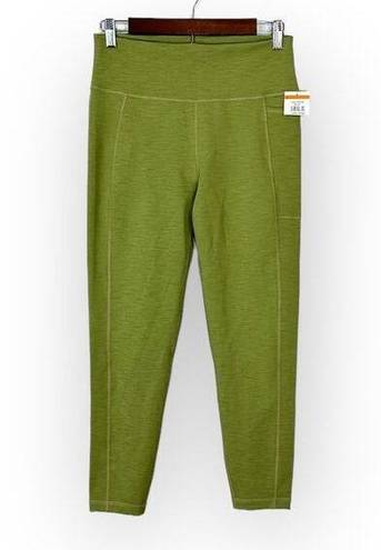 Sweaty Betty  Leggings Women's Large Green 7/8 Super Sculpt Ankle Cropped NWT