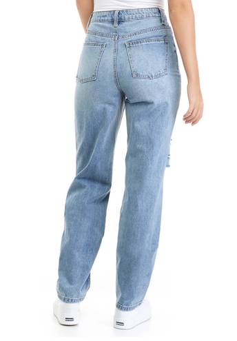 Tinseltown Straight Leg Destructed Jeans Size 9