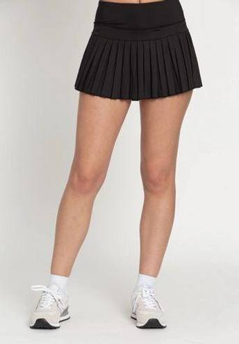 Gold Hinge NWT:  Black Pleated Tennis Skirt