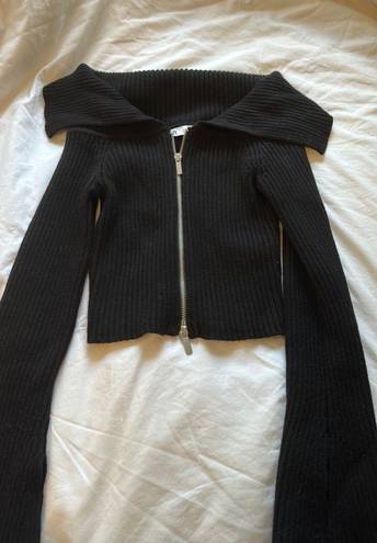 ZARA Black Zip Up