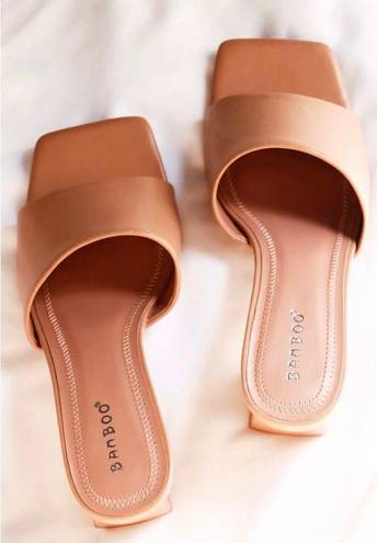 Bamboo Cora Nude Sandals 