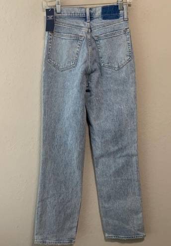 Abercrombie & Fitch 90s Straight Ultra High Rise Crossover Jeans