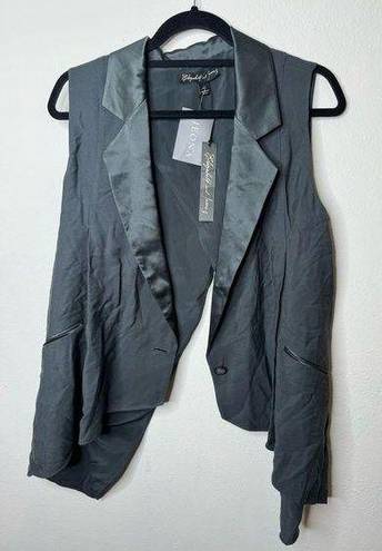 Elizabeth and James NWT  Grey Vest SIZE L LARGE