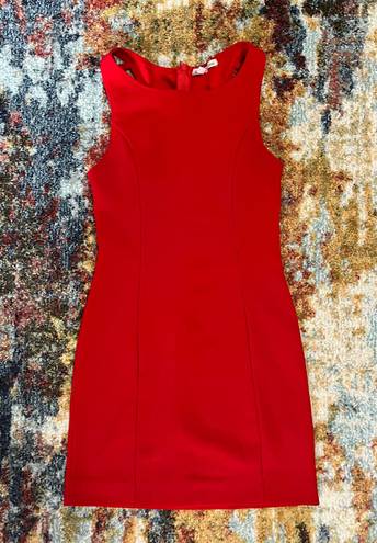 Charlotte Russe red bodycon dress