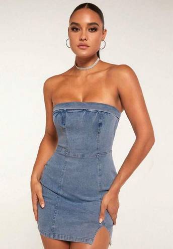 Mini Denim Dress Size M