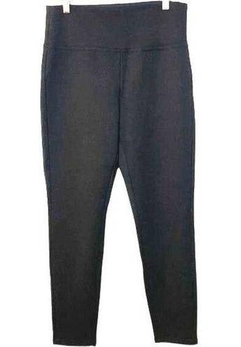 Three Dots  Hi Rise Pull On Black Pants Large