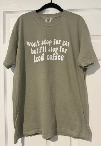 Comfort Colors Iced Coffee Shirt