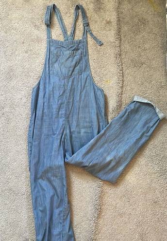 Aerie Pinstripe Soft Overalls