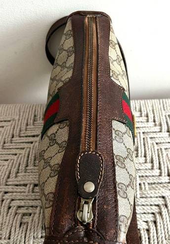 Gucci Vintage  Ophidia Sherry Line Banana Shoulder Bag