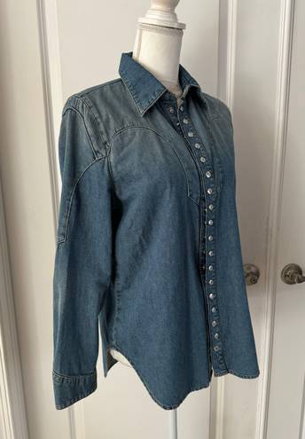 Zadig & Voltaire Thelmus Snap Chambray Shirt