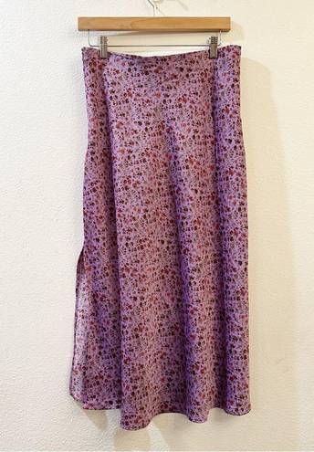 Urban Outfitters  Womens Molly Satin Slip Skirt Size L Pink