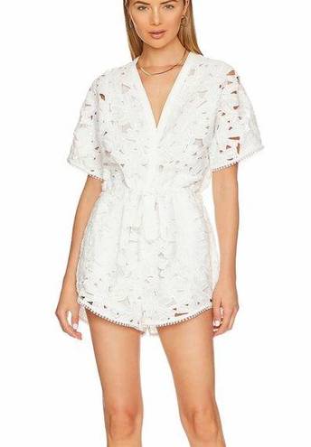 Rococo  Sand Leiko Romper White