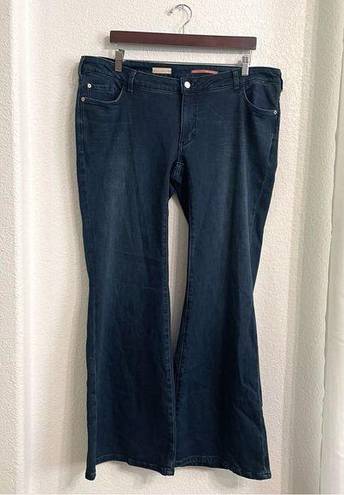 Pilcro  Women’s Jeans Denim Blue Flare Flared Stretch Cotton Blend Size 16