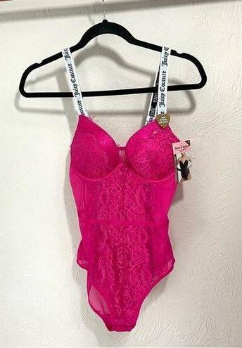 Juicy Couture COPY -  push-up lace&mesh Bodysuit