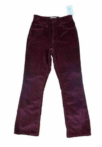 Universal Threads Women's High-Rise Corduroy Bootcut Jeans - Universal Thread Burgundy Size 0