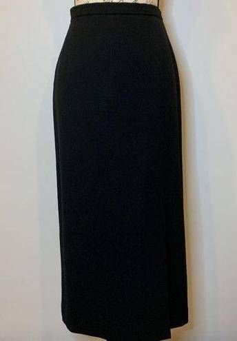 Talbots Vintage  long wool pencil skirt with front slit fully lined 10P