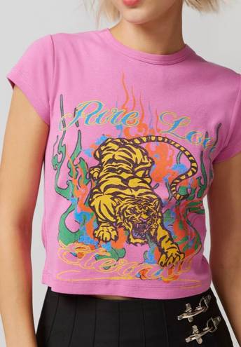 Urban Outfitters Pure Love Tiger Baby Tee
