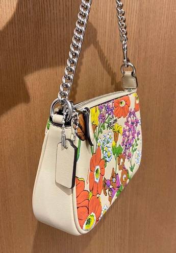 Coach  Silver/Ivory Multi
Nolita 19 With Floral Print #CR365