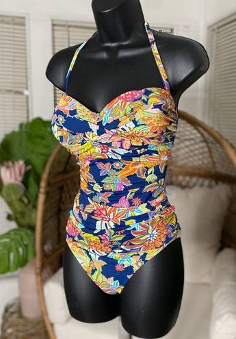 Bleu Rod Beattie  Women's Convertible Strapless One-Piece Swimsuit Size 12