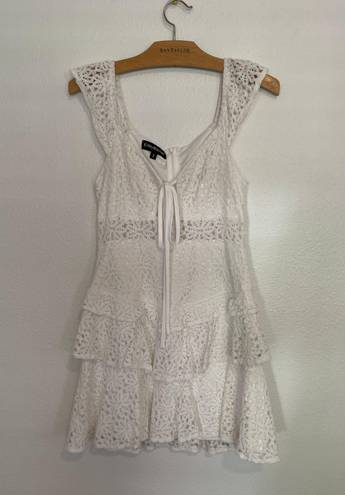 Urban Outfitters White Mini Lace Dress