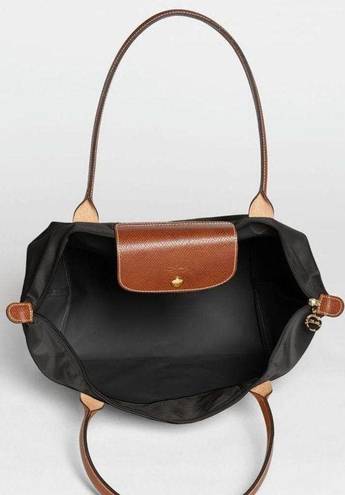 Longchamp Large Le Pliage Black Tote